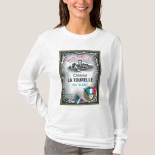 T-shirt Vin De Bordeaux Wine LabelEurope
