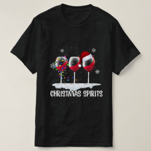 T-shirt vin de spiritueux de noël