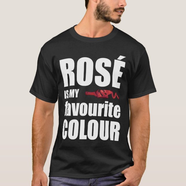 T-shirt Vin Dit Rosé (Devant)