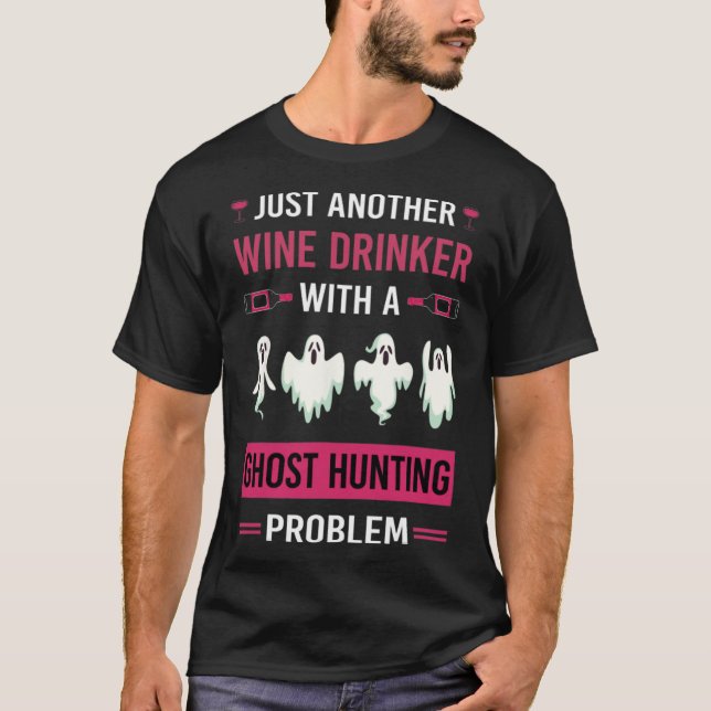 T-shirt Vin Drinker Fantôme Chasse Chasse Chasseur Paranor (Devant)