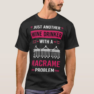 T-shirt Vin Drinker Macrame