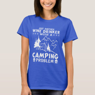 T-shirt Vin et camping