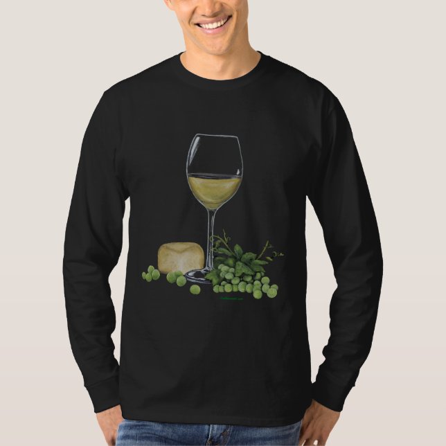 T-shirt Vin Et Fromage S'Il Vous Plaît (Devant)