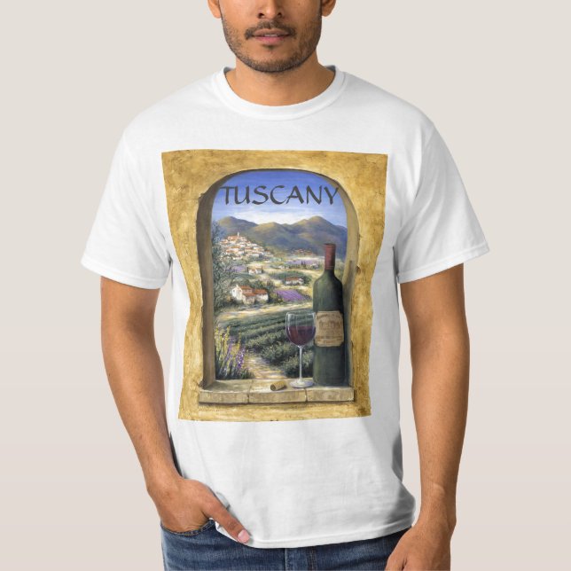 T-shirt Vin et lavande (Devant)