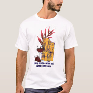 T-shirt Vin et littérature classique