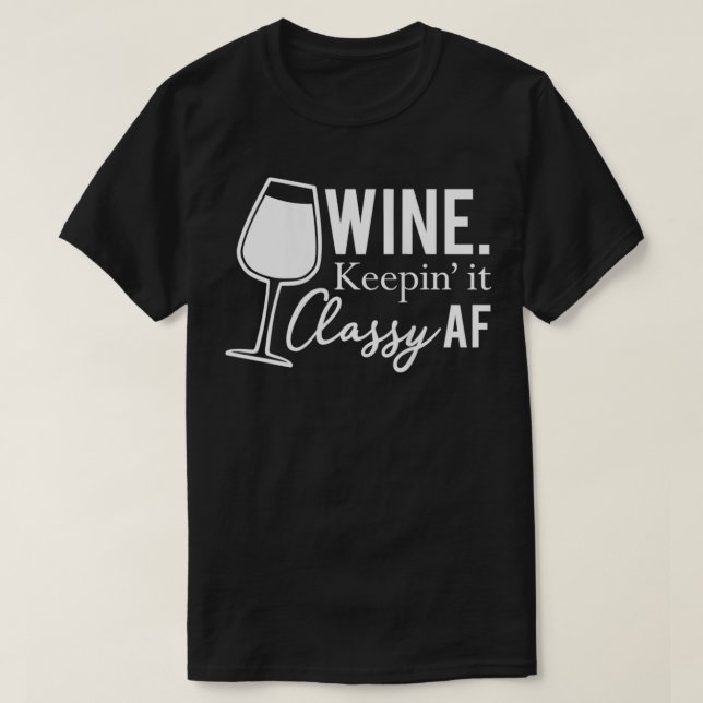 T-shirt Vin féminin (Design devant)