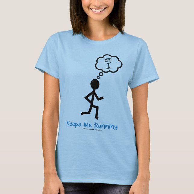 T-shirt Vin - me continue le fonctionnement (Devant)