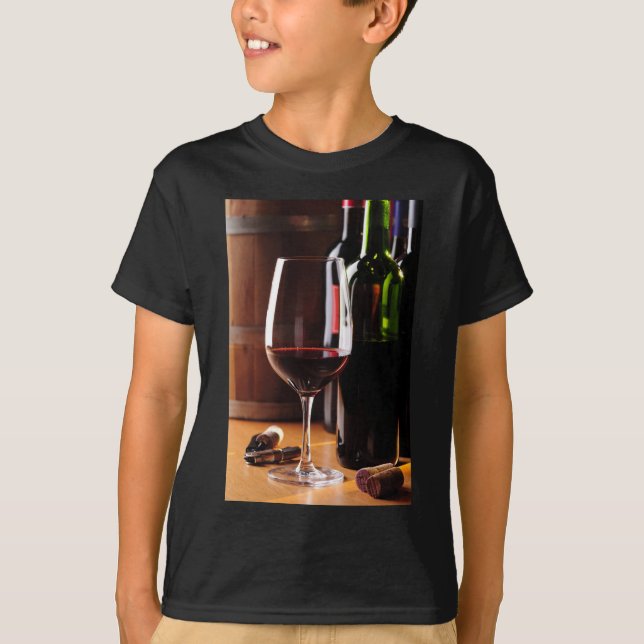 T-shirt Vin rouge (Devant)