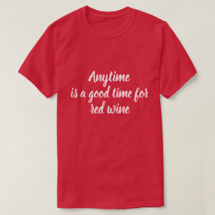 T-shirt Vin rouge