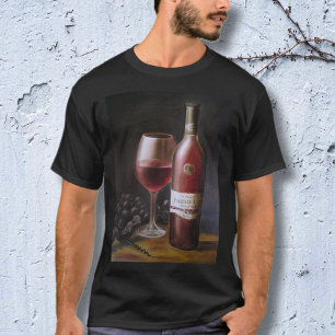 T-shirt Vin rouge