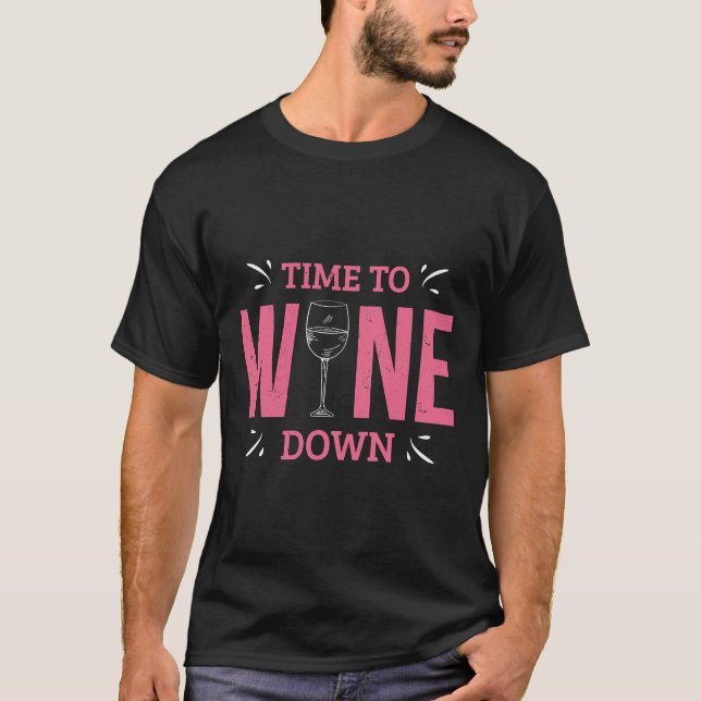 T-shirt Vin Vin Vin Boisson (Devant)