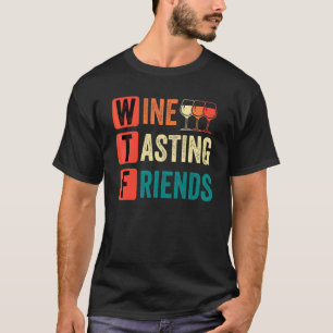 T-shirt Vin Wtf Vin Dégustation Amis Boire Vin