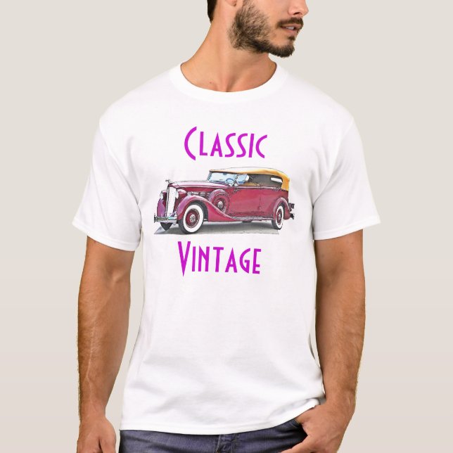 T-shirt Vinatage classique Packard (Devant)