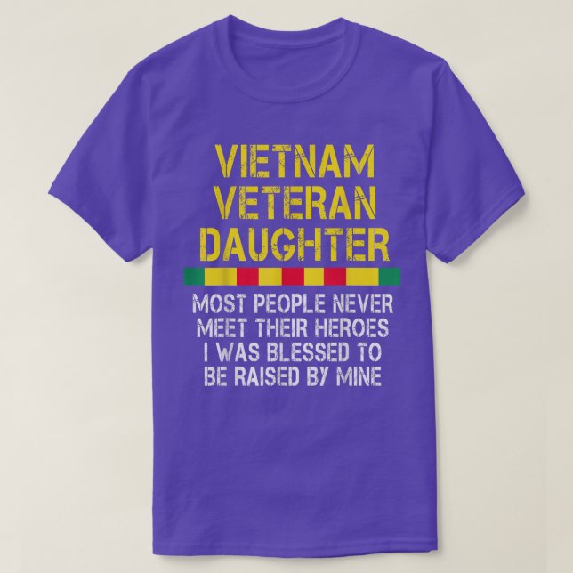T-shirt Vinatge Vietnam Vetran Fille Chemise Vétérinaire J (Design devant)