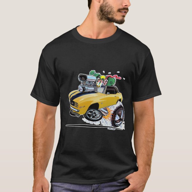 T-shirt Vince Crains High Octane Art, Camaro 1969 (Devant)