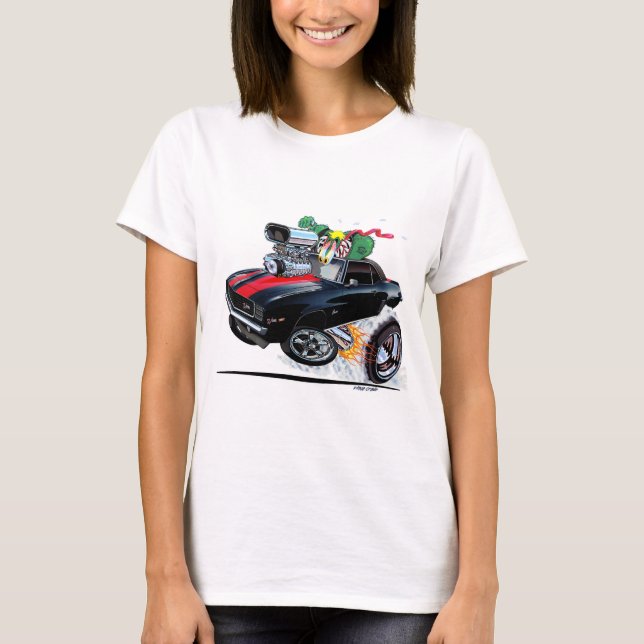 T-shirt Vince Crains High Octane Art, Noir 1969 Camaro (Devant)