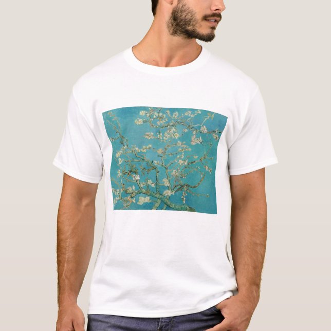T-shirt Vincent Van Gogh, Almond Blossom, Amandelbloesem (Devant)
