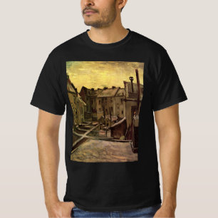 T-shirt Vincent van Gogh, Arrières-cours de vieilles maiso