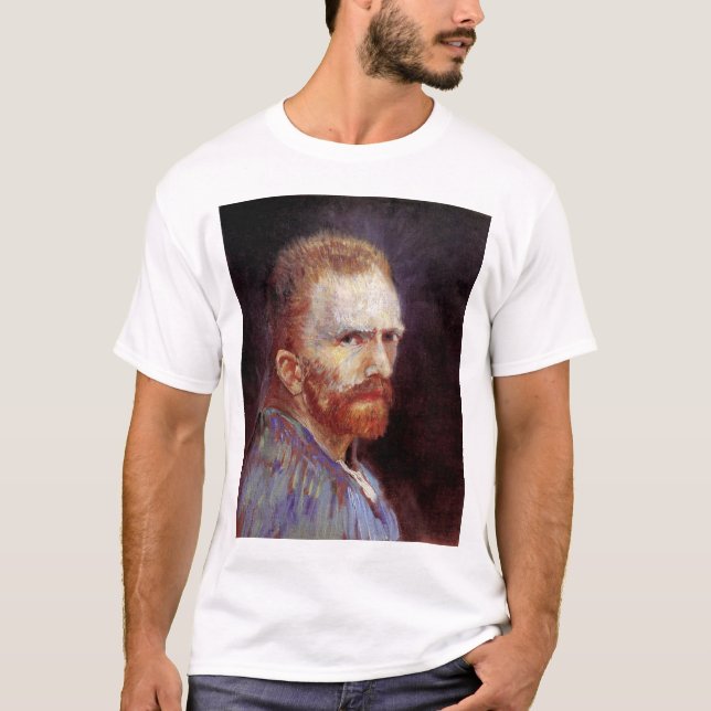 T-shirt Vincent Van Gogh - Autoportrait de 1887 (Devant)