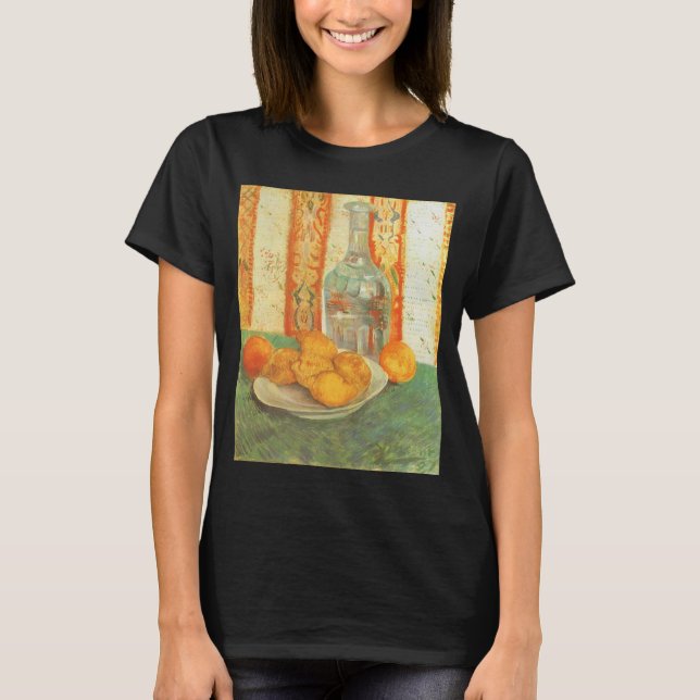 T-shirt Vincent van Gogh - Carafe et citrons sur une assie (Devant)