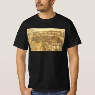 T-shirt Vincent van Gogh - Carpenter's Yard and Laundry