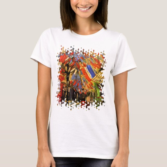 T-shirt Vincent Van Gogh - Célébration du 14 Juillet (Devant)