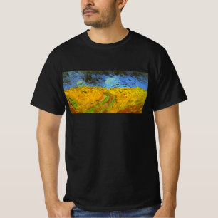 T-shirt Vincent van Gogh Champ de blé avec corbeaux