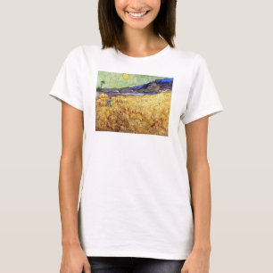 T-shirt Vincent Van Gogh - Champ de blé avec faucheuse et 