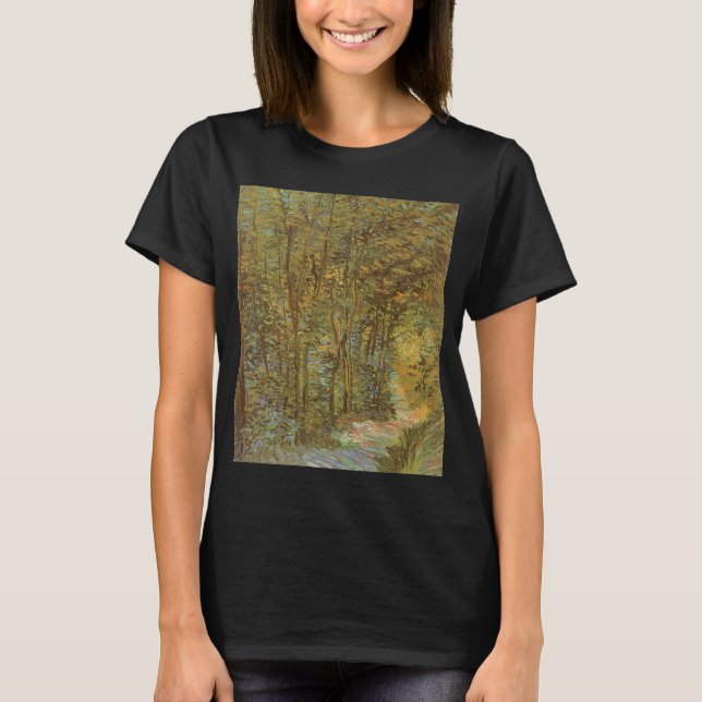 T-shirt Vincent van Gogh - Chemin dans les bois (Devant)