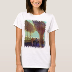 T-shirt Vincent Van Gogh - Chemin de campagne avec deux pe