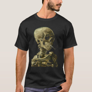 T-shirt Vincent Van Gogh Crâne avec cigarette