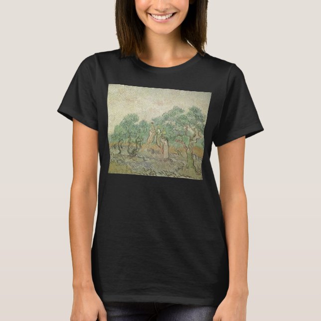 T-shirt Vincent van Gogh - Cueillette des olives (Devant)