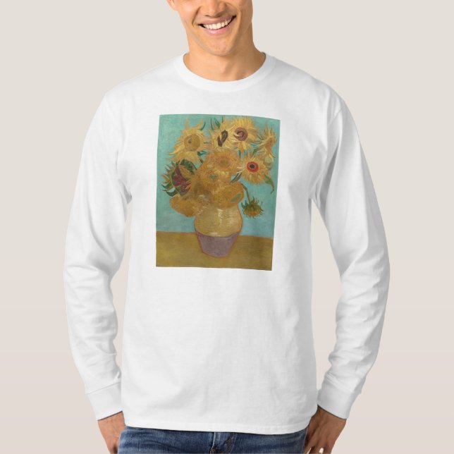 T-shirt Vincent van Gogh - Fleurs de soleil (Devant)