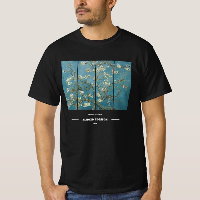 T-Shirt Vincent Van Gogh Floraison d'amandier (Devant)