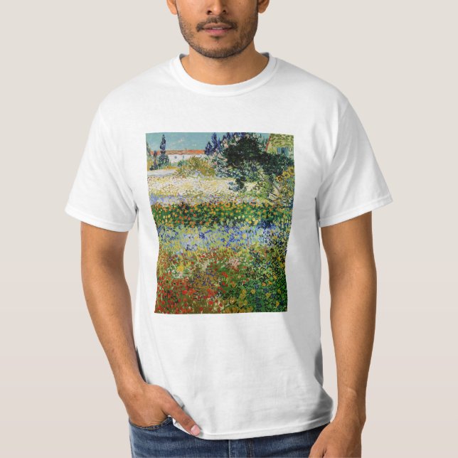 T-shirt Vincent van Gogh - Flower Garden (Devant)