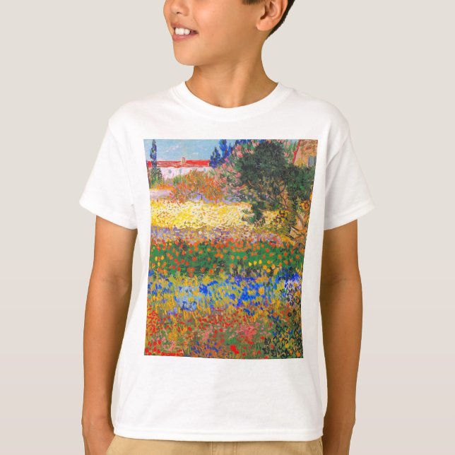 T-shirt Vincent Van Gogh Flower Garden (Devant)
