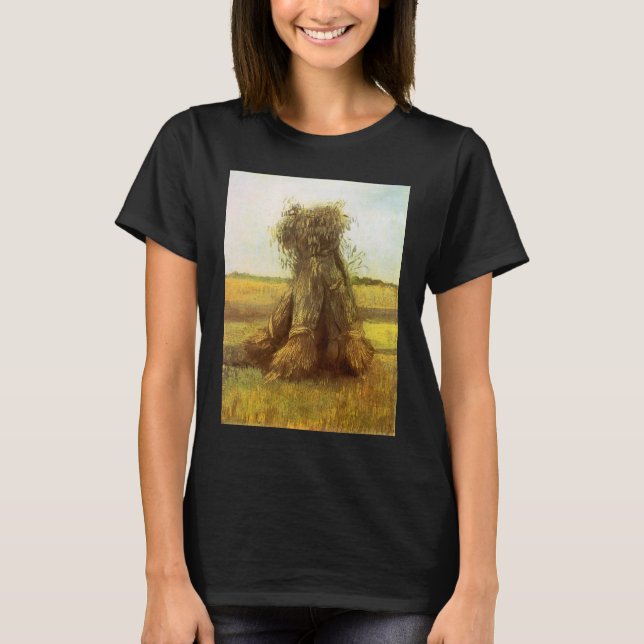T-shirt Vincent van Gogh - Gerbes de blé (Devant)