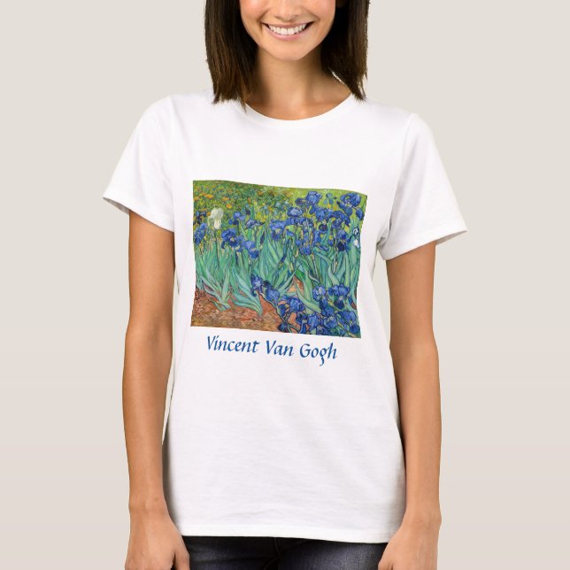 T-shirt Vincent Van Gogh - Iris (Devant)