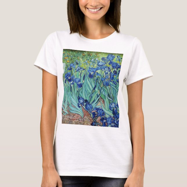 T-shirt Vincent van Gogh Irises (Devant)