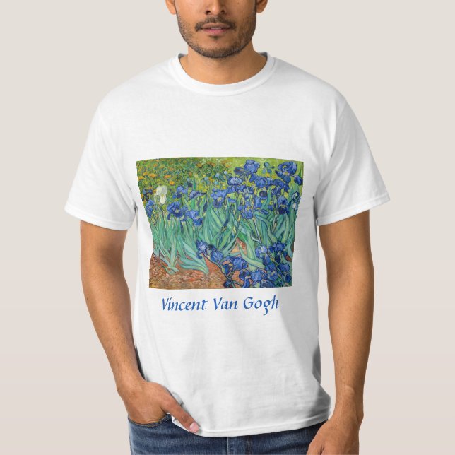 T-shirt Vincent Van Gogh - Irises (Devant)