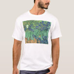 T-shirt Vincent van Gogh| Irises, 1889<br><div class="desc">Irises,  1889| par Vincent van Gogh| Lieu de l'art : J. Paul Getty Museum,  Los Angeles,  États-Unis| Artiste néerlandais| Numéro de collection d'images: BAL40070</div>