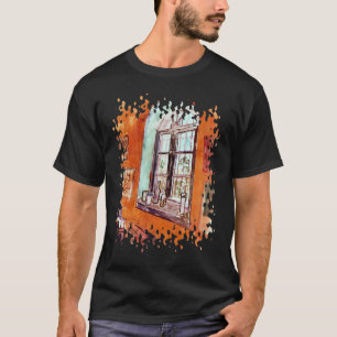 T-shirt Vincent Van Gogh - La Fenêtre de l'Atelier de Vinc