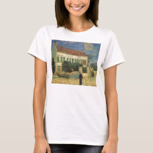 T-shirt Vincent van Gogh - La maison blanche la nuit