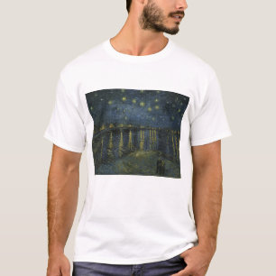 T-shirt Vincent Van Gogh, La nuit étoilée sur le Rhône