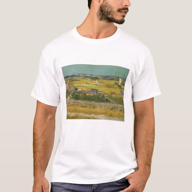 T-shirt Vincent Van Gogh, La Récolte, De Oogst (Devant)