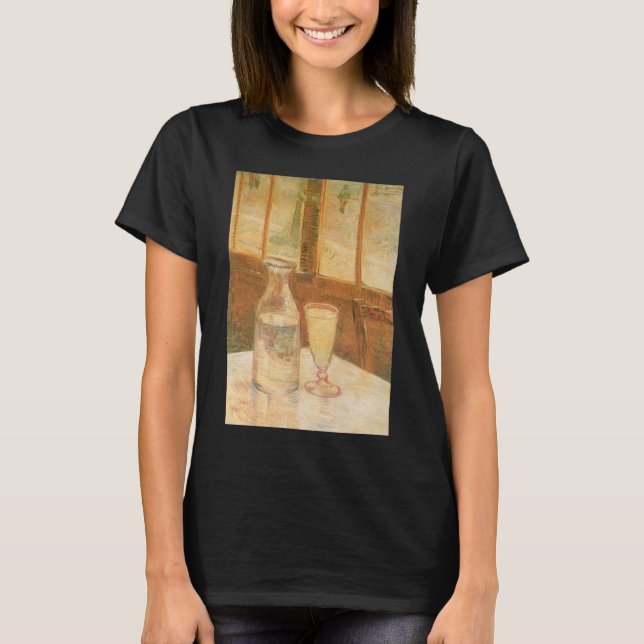 T-shirt Vincent van Gogh - La vie morte avec Absinthe (Devant)