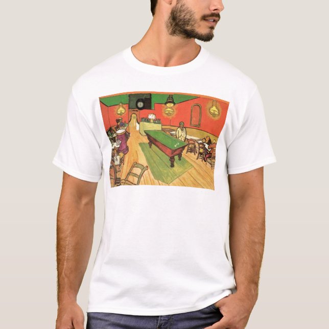 T-shirt Vincent Van Gogh - Le Café de nuit à Arles (Devant)