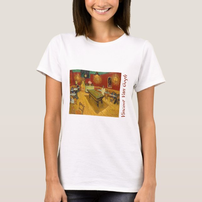 T-shirt Vincent van Gogh - Le Night Café (Devant)