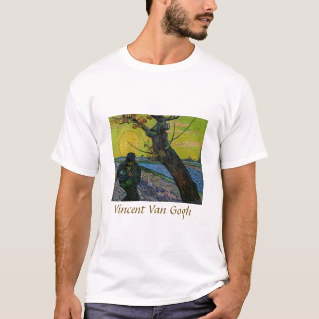 T-shirt Vincent van Gogh - Le Sower (Devant)