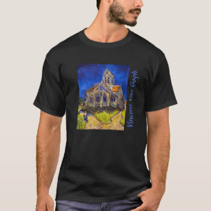 T-shirt Vincent van Gogh - L'église d'Auvers-sur-Oise